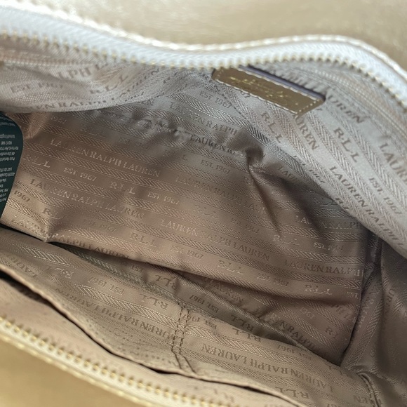 NWT Ralph Lauren Gold Handbag/Purse/Shoulder Bag - Picture 5 of 9